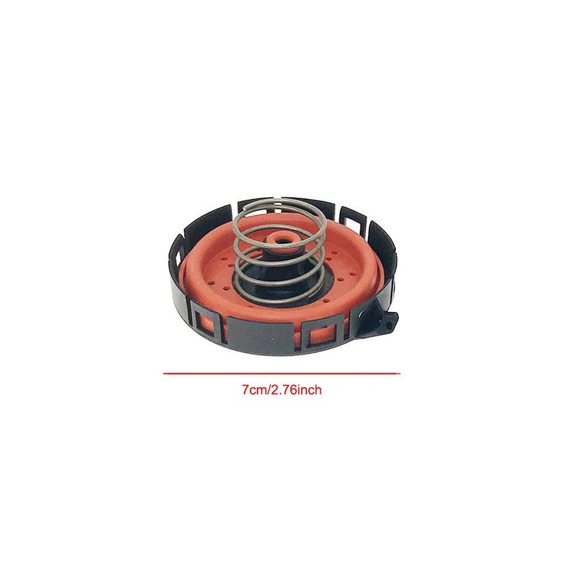 Syconeer Pack of 2 Crankcase Vent Valve PCV Pressure Regulating Valve Cover for BMW 545i 550i 645Ci 650i 745i 745Li 750i 750Li Alpina B7 X5 4.4i 4.8i 4.8is xDrive48i Replace OE 11127547058 14506018001 - Image 4